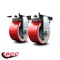 Service Caster Go Mini's Moving Portable Storage Container Replacement with Caster Pads - SCC GOM-SCC-60R630-PUR-RS-2-CP60-2 - alternate 3